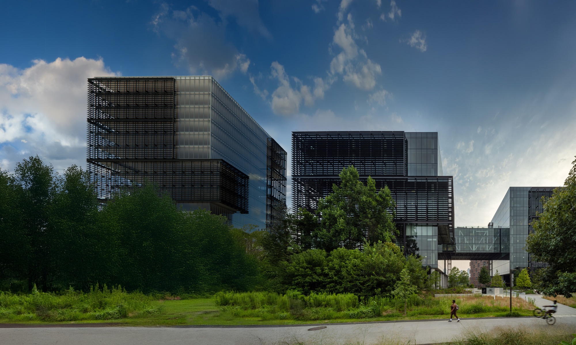 The Fourth Ward office towers from the BeltLine Eastside Trail